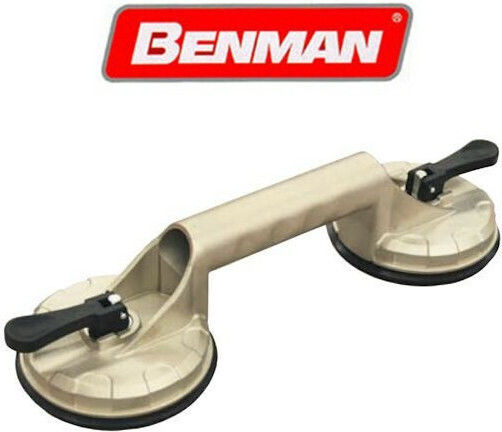 Benman Dublu Ventuză Aluminiu cu Capacitate de Prindere 60kg