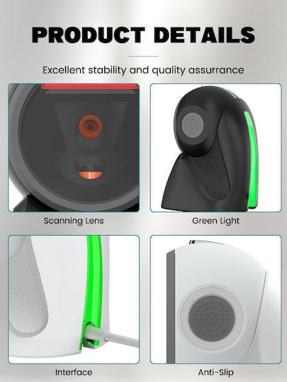 NG Präsentation Scanner mit 2D- und QR-Barcode-Lesefunktion