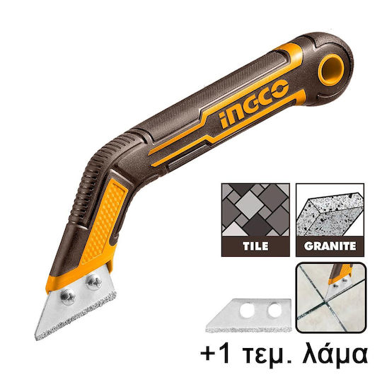 Ingco Scraper Tool with Plastic Handle Suitable for Joints 50mm