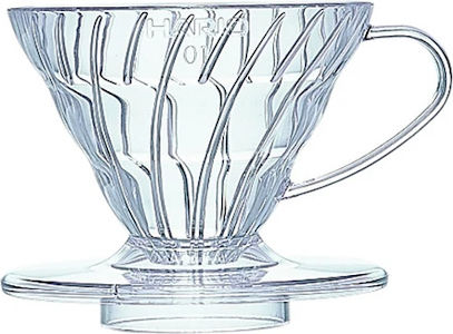 Hario V60 01 Clear 01 Plastic Coffee Dripper 115x100x82mm