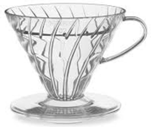 Hario V60 01 Clear 01 Plastic Coffee Dripper 115x100x82mm