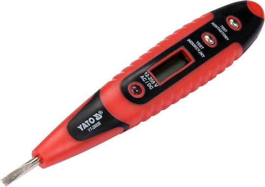Yato Ανιχνευτής Τάσης YT-28630 AC/DC με Εύρος Μέτρησης 12 - 250V