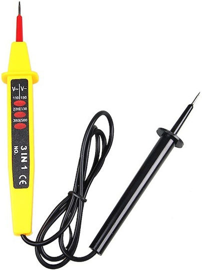 Detector de Tensiune 104169 AC/DC cu Interval de Măsurare 110 - 500V