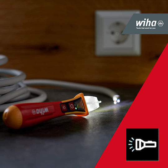 Wiha Ανιχνευτής Τάσης 44309 CAT IV με Εύρος Μέτρησης 12 - 1000V