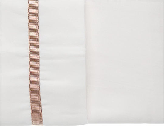 Tac Set Huse Pentru Pilote 200x220cm Dublă Cu 4 Fețe De Pernă & 1 Cearșaf Ecru
