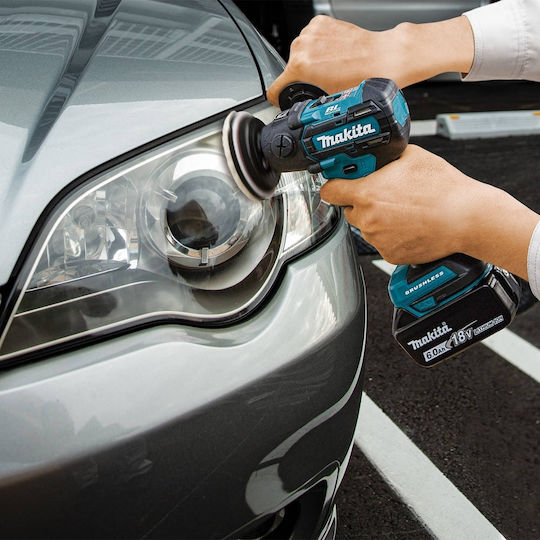 Makita Περιστροφικός Αλοιφαδόρος Brushless 18V 2x5Ah με Ταχύτητα 2800-9500rpm & Ρύθμιση Στροφών