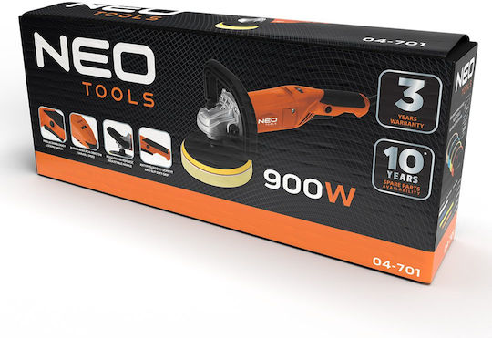 Neo Tools 04-701 Rotationspolierer Polierer 900W mit Drehzahlregelung