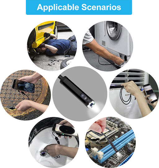 Endoscope Camera 640x480 pixels for Mobile with 5m Cable