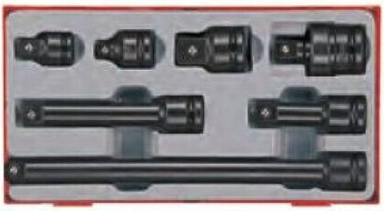 Teng Tools Πολυκαρυδάκια με Καρέ Υποδοχής 1/2" Σετ 13τμχ