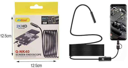Andowl Endoscope Camera with 5m Cable