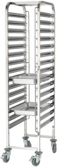 GTSA Commercial Kitchen Disks Cart H170xW56xD38cm 24-2115