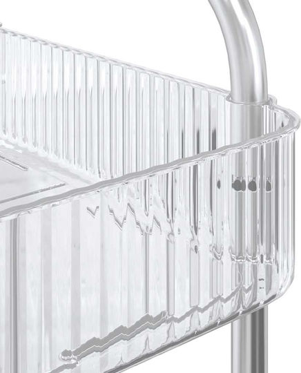 vidaXL Commercial Kitchen Food Cart H43.5xW37xD28cm