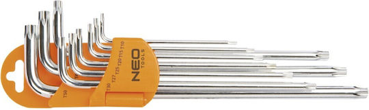Neo Tools Set mit 9 Torx-Schlüsseln