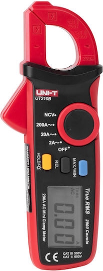 Uni-T Αμπεροτσιμπίδα Ψηφιακή 200A AC UT210B True RMS
