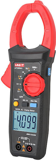 Uni-T Clamp Meter Digital 1000A AC with Test Leads UT205A+