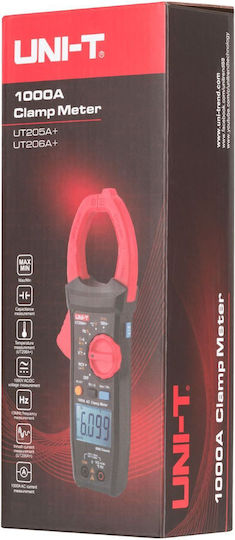Uni-T Clamp Meter Digital 1000A AC with Test Leads UT205A+