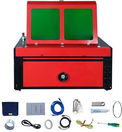 Vevor 130w Laser Engraving Cutting Machine Working Area 900 X 1400 Mm Max 20 Mm