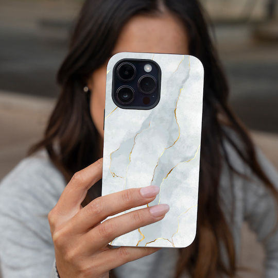 Калъф Sonique Marble Series за Oppo Reno12 Pro 5G Бял 01