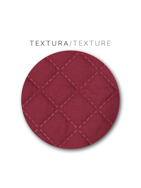 Eysa Oslo Elastic Cover for Corner Sofa Burgundy 350εκ. 1pcs F347208I