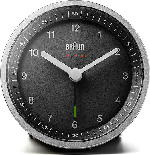 Braun Bc07sb-dcf Tabletop Clock with Alarm Clock & Radio Black