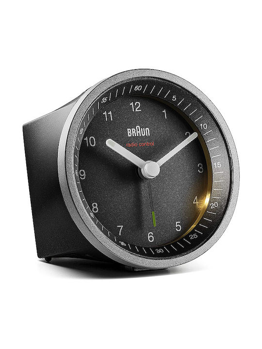 Braun Bc07sb-dcf Tabletop Clock with Alarm Clock & Radio Black