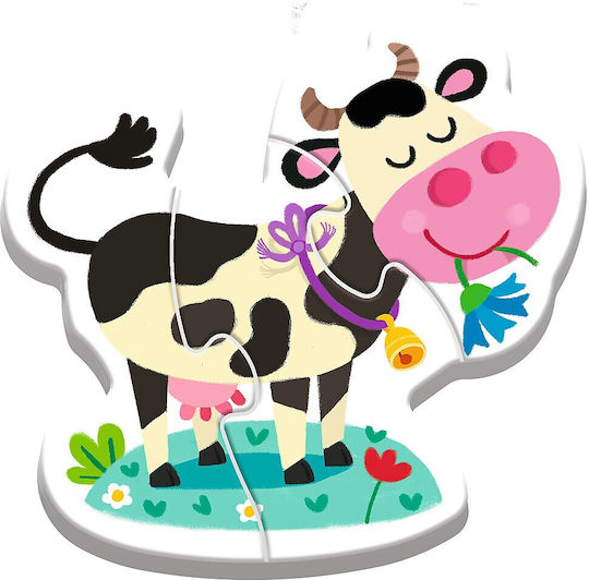 Детски Пъзел On The Farm за 2+ Години 2бр Trefl