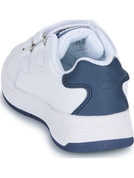 Kids Sneakers with Scratch White