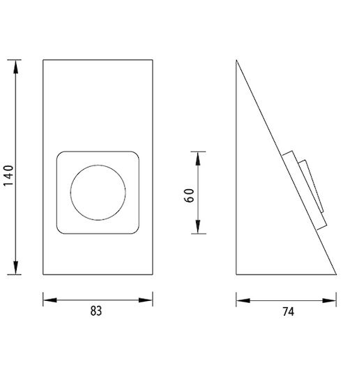 Kitchen Switch Forma E Funzione Rectangle Art.133510 Inox 101-133510salu