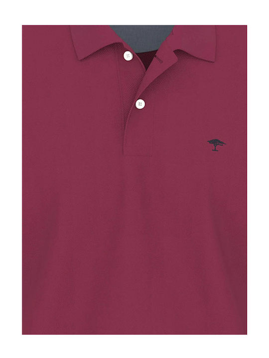 Polo Short Sleeve Blouse Dark Crimson
