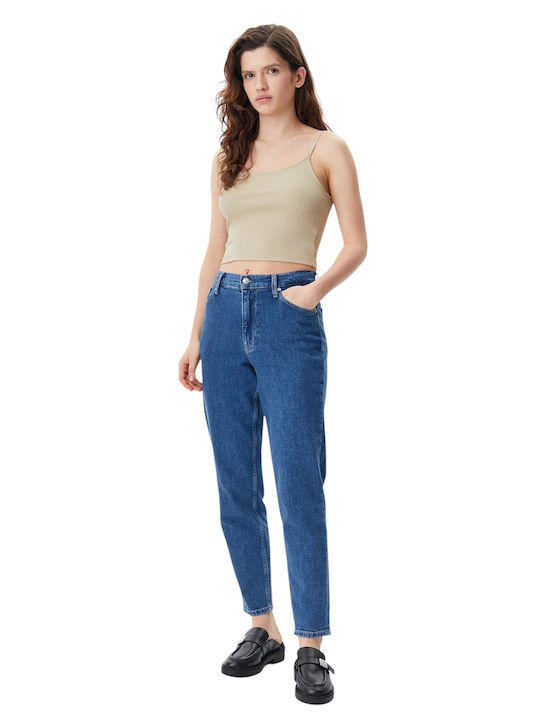 Damen Bluse mit Trägern Beige