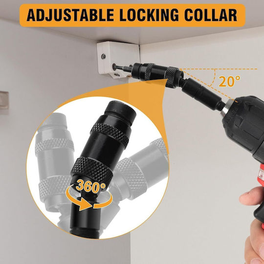 Adapter with Socket HEX and Output 1/4'' / Bit Holder 90 & 145mm