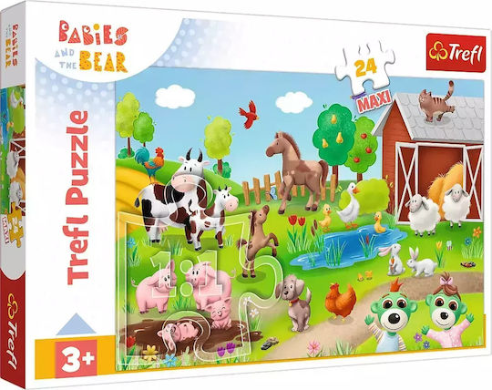 Puzzle pentru Copii Ferma pentru 2+ Ani Trefl