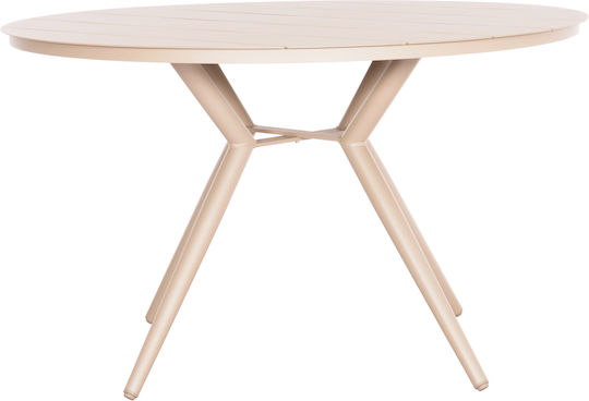Tisch Stabil Higer Cappuccino 126x126x74cm