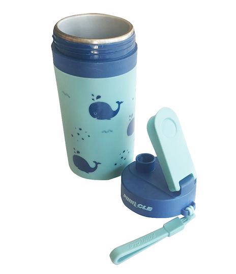 Pinnacle Μπουκάλι Θερμός Ανοξείδωτο 400ml Blue