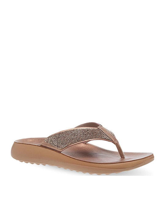 Women's Flat Sandals Rose Gold