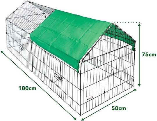 Bakaji Rodent Cage 180x75x75cm