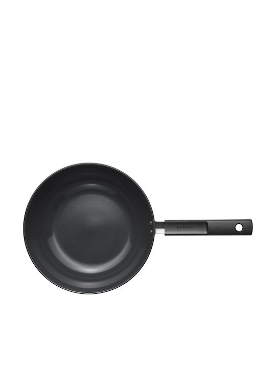 Fiskars Hard Face Wok Aluminum with Non-Stick Interior Coating 28cm