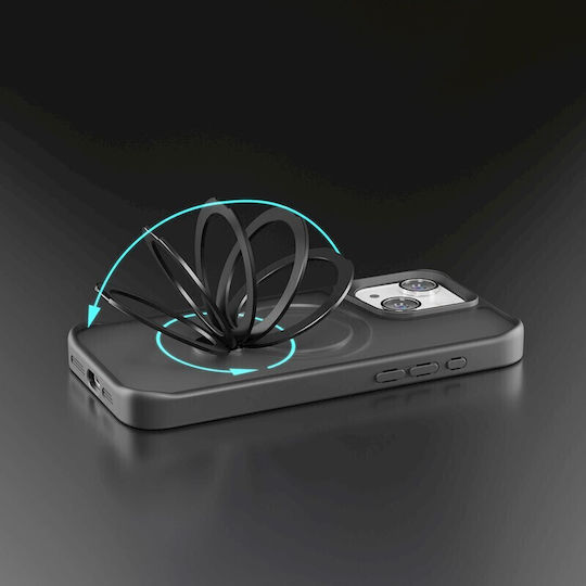 Etteri Back Cover Σιλικόνης / Πλαστικό Μαύρο (iPhone 15)