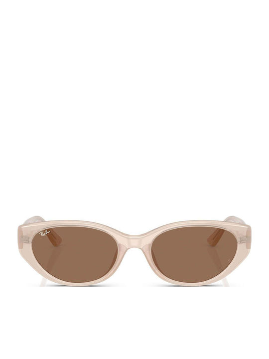 Ray Ban Sonnenbrillen Beige mit Kunststoff Gestell