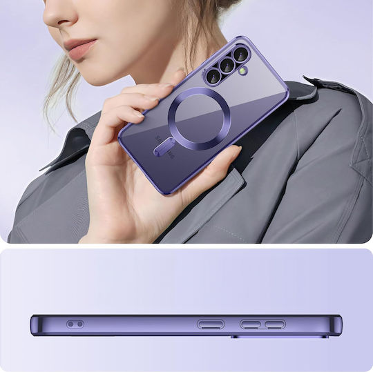 Θήκη Samsung Galaxy A36 Electro Magsafe Μωβ + Γυαλί Οθόνη