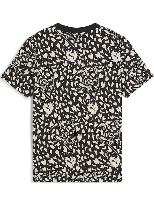 PUMA T-shirt Μαύρο