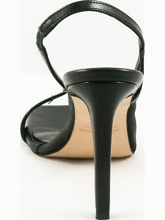 Leder Sandalen Schwarz