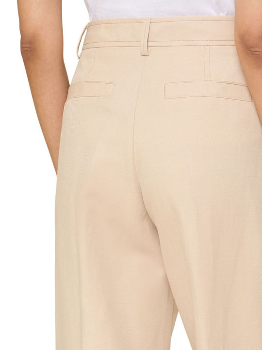 C_tansolina Dama Tesatura Pantaloni Bej
