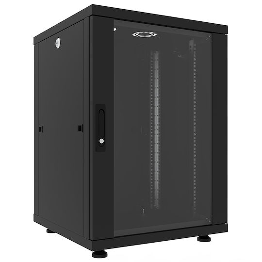 Canovate С крака Рак кабинет 22U 60x80см Черен CSN-U-9-2268F