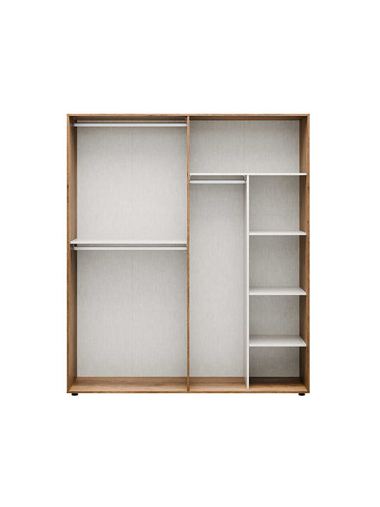 Четири врати Гардероб Oryana Орех 180x62x210см