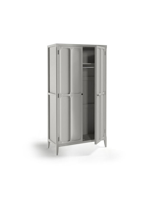 Double Door Wardrobe Eugenie Μ54 100x54x201cm