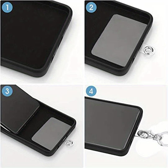 Universal Nackenriemen für Handys Silber