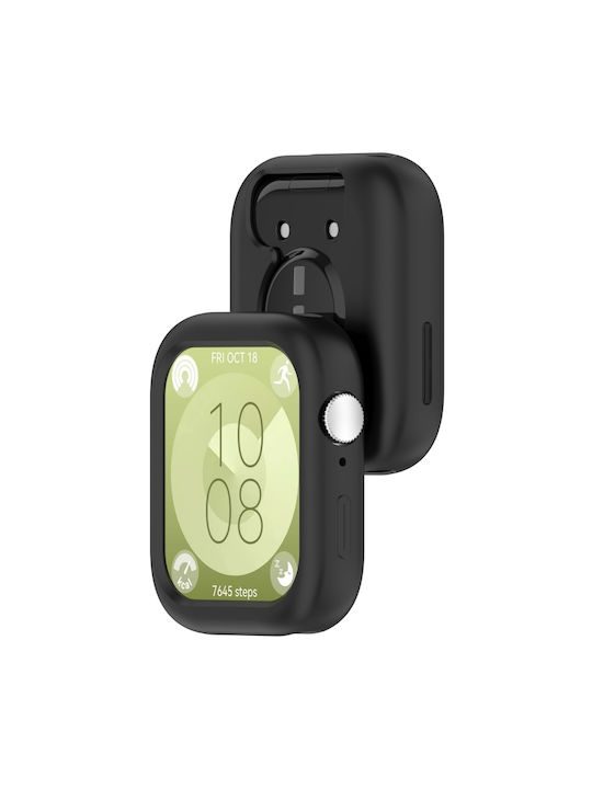 Huawei Watch Silicone Case in Black color for Galaxy Fit3