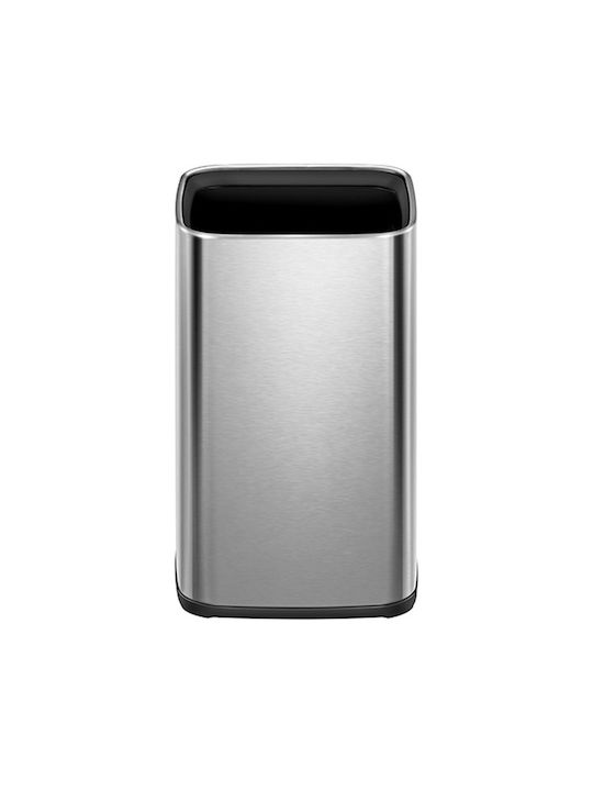 Trash Bin Eko Laguna Open Top 12 Liters 1 Compartment Stainless Steel