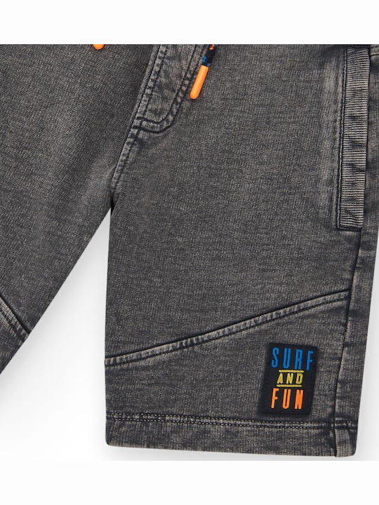 Șort/Salopetă Copii Denim Negru